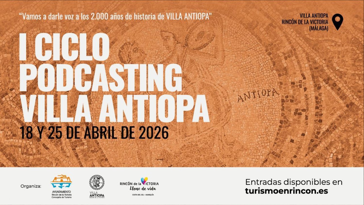  Rincón de la Victoria abre las inscripciones para el Ciclo de Podcasting Villa Antiopa 