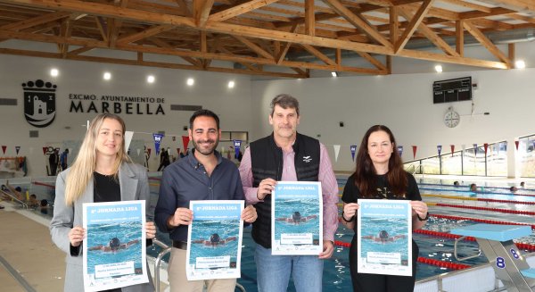 Marbella acoge por primera vez una jornada de la Liga Provincial de Natación con más de 400 nadadores de toda la provincia