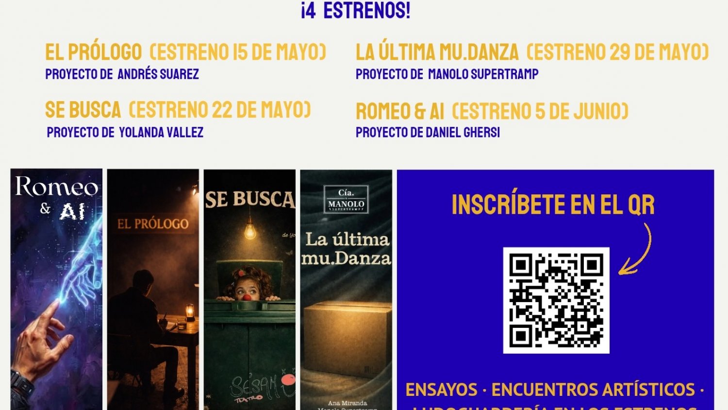 Rincón de la Victoria abre el Club de Espectadores dirigido a la ciudadanía para dar a conocer el proceso de creación escénica
