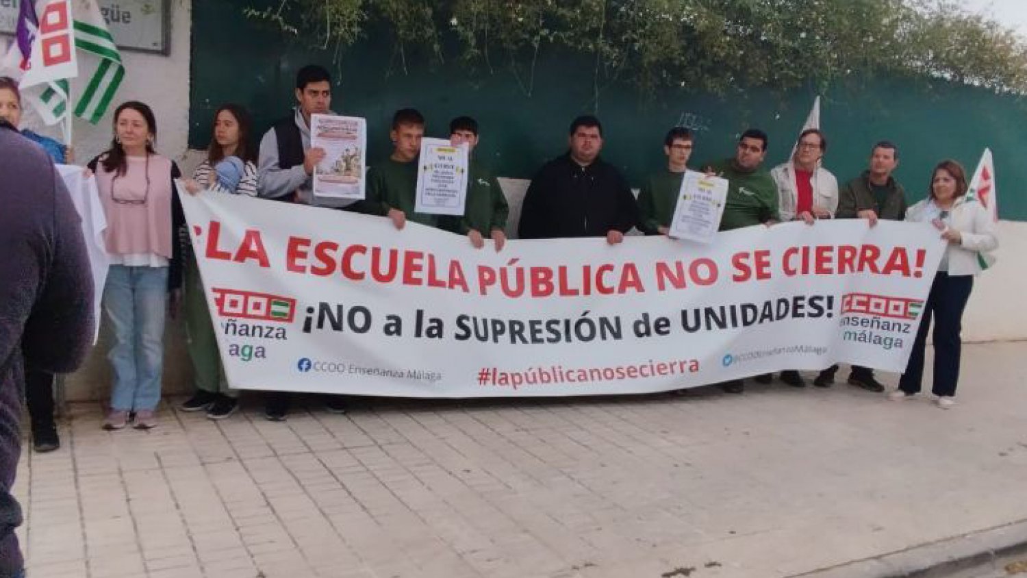 CCOO denuncia la eliminación de ciclos específicos de FP para alumnado con necesidades especiales en Málaga