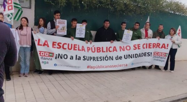 CCOO denuncia la eliminación de ciclos específicos de FP para alumnado con necesidades especiales en Málaga