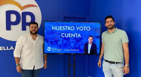 19J.- NNGG hace un llamamiento a los jóvenes de Marbella para que voten y 