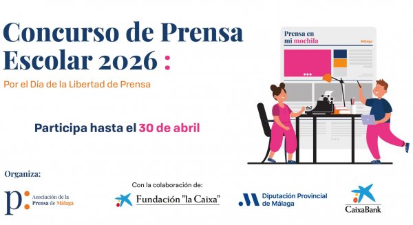 La Asociación de la Prensa de Málaga convoca el Concurso de Prensa Escolar 2026