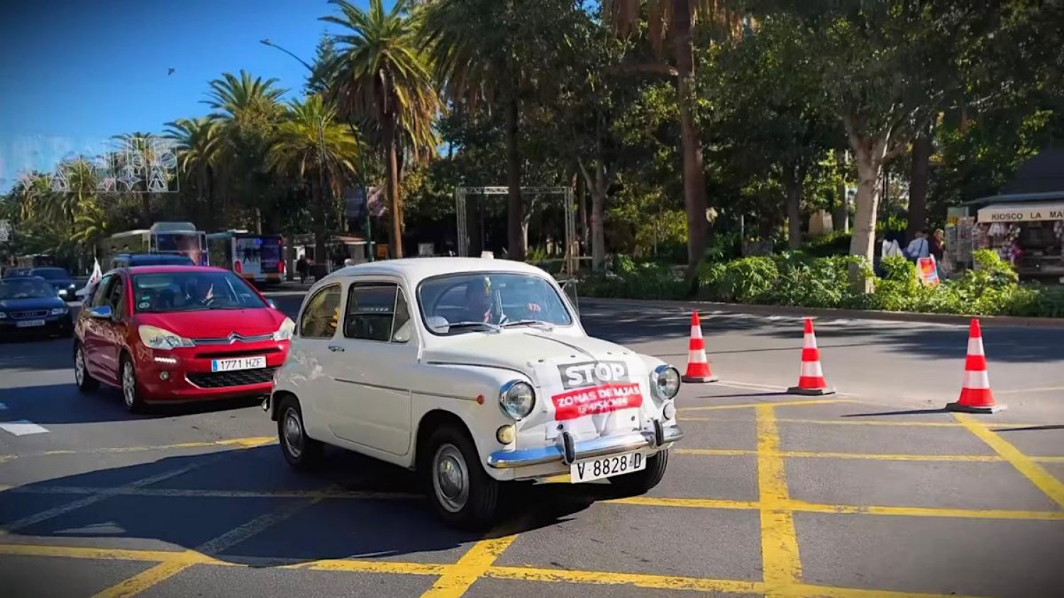 Una nueva caravana de protesta recorrerá Málaga este sábado contra las multas de la Zona de Bajas Emisiones