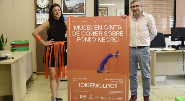 Torremolinos acoge la representación de ‘Mujer en cinta de correr sobre fondo negro’