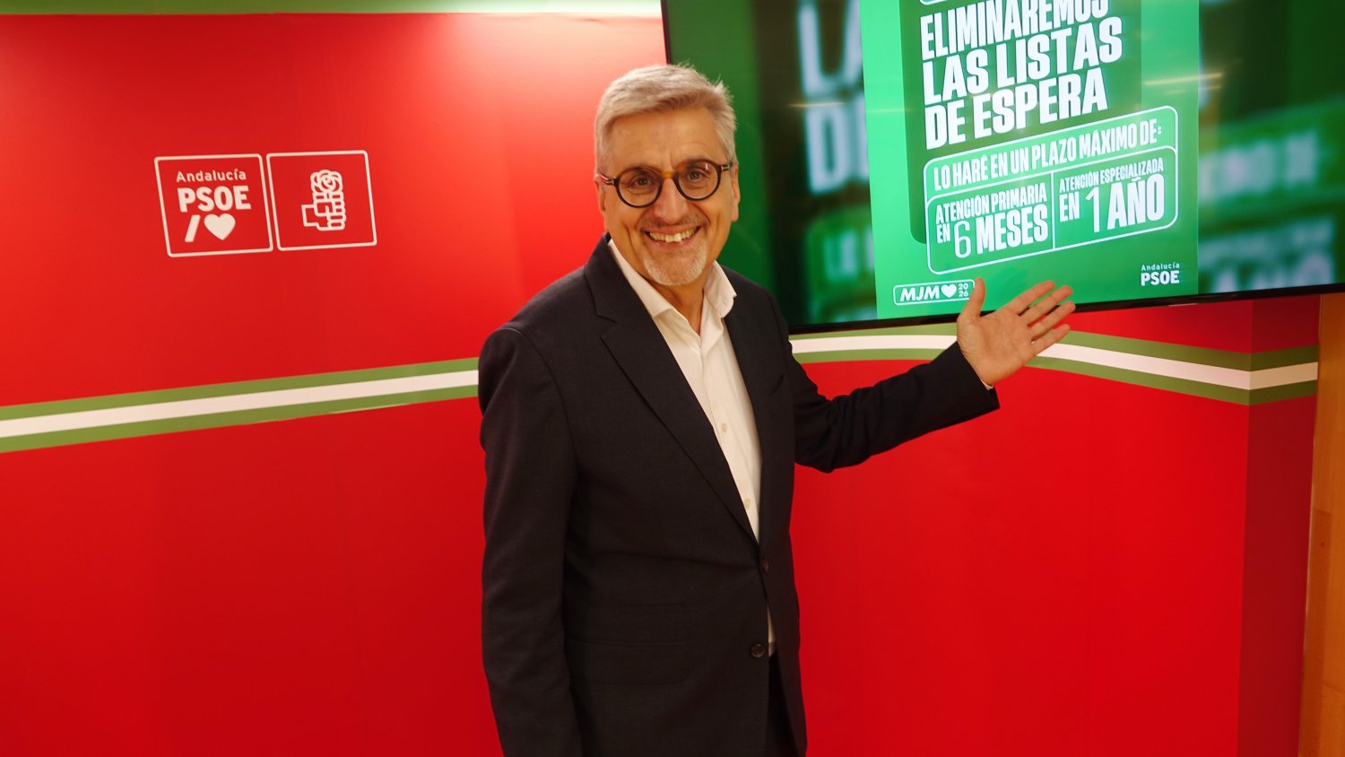 Josele Aguilar se compromete a eliminar las listas de espera sanitaria en Málaga con el Plan Montero