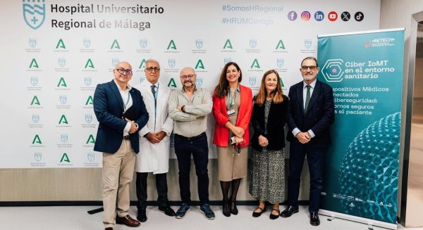 El Hospital Regional de Málaga inicia una gira andaluza para reforzar la ciberseguridad en los dispositivos médicos conectados