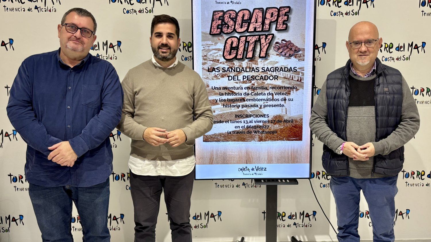 La Caleta de Vélez organiza un 'Escape City' para descubrir la historia y el patrimonio local a través de una gymkhana