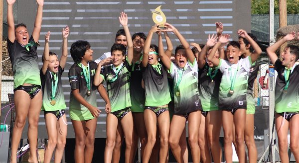 Waterpolo Málaga hace historia en la cantera andaluza y copa los dos primeros puestos de alevín