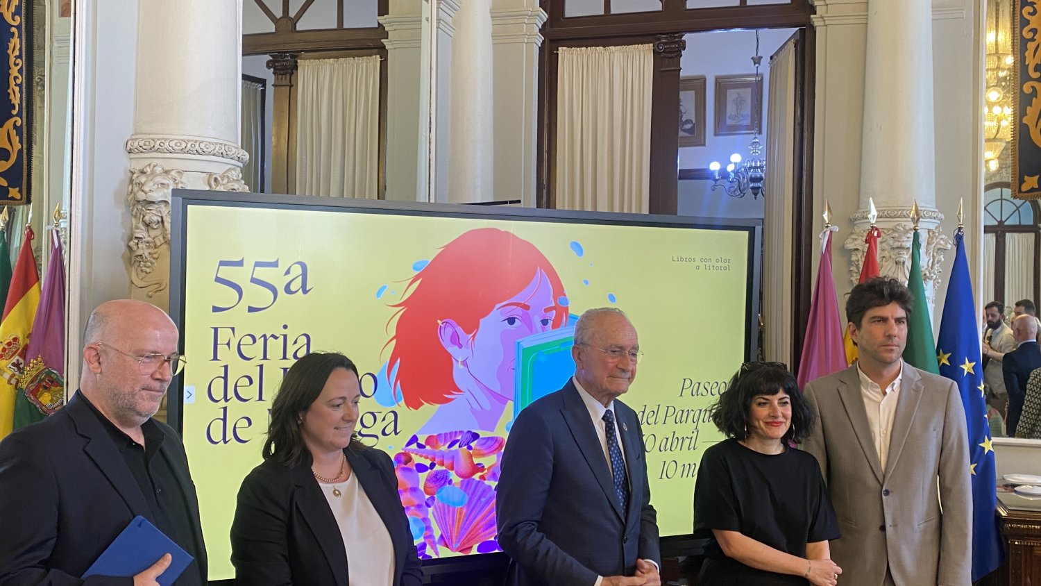 La 55º edición de la Feria del libro en Málaga se estrena con récord de casetas y un marcado salto internacional