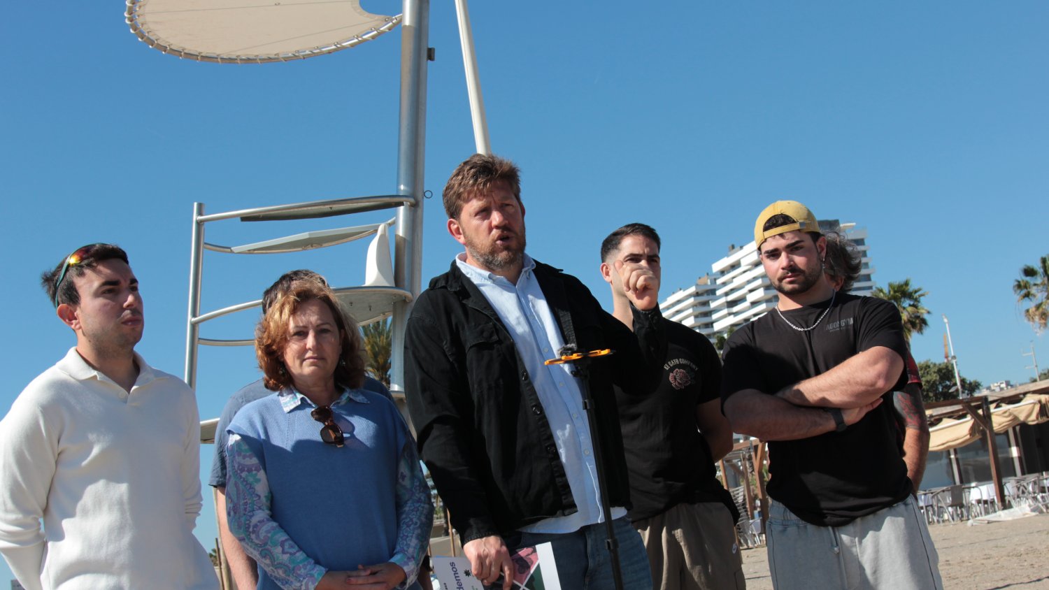 Con Málaga denuncia la falta de medios y seguridad en el servicio de socorrismo de las playas