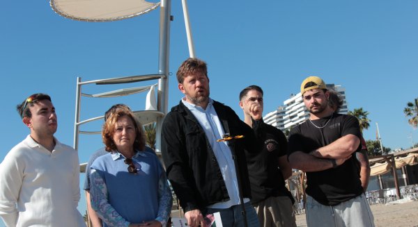 Con Málaga denuncia la falta de medios y seguridad en el servicio de socorrismo de las playas