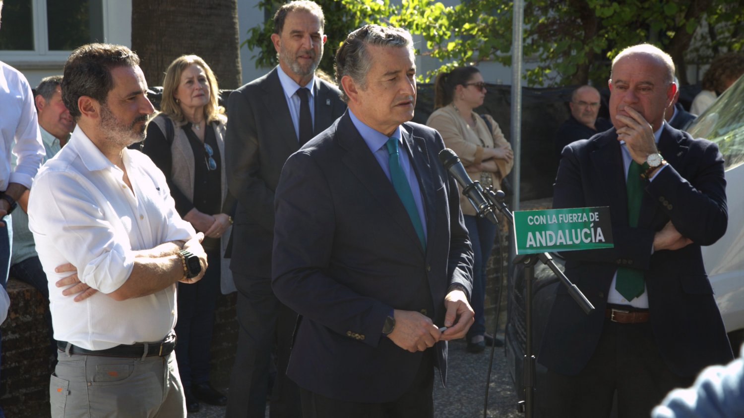 Antonio Sanz contrapone la gestión sanitaria de Juanma Moreno frente al 'desmantelamiento' de la etapa de Montero