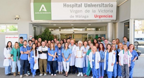 El servicio de Urgencias del Hospital Virgen de la Victoria obtiene la certificación de calidad avanzada de la ACSA