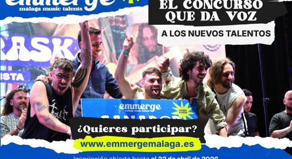 Emmerge Málaga Music Talents' cierra esta semana el plazo de inscripción para descubrir nuevos talentos musicales 