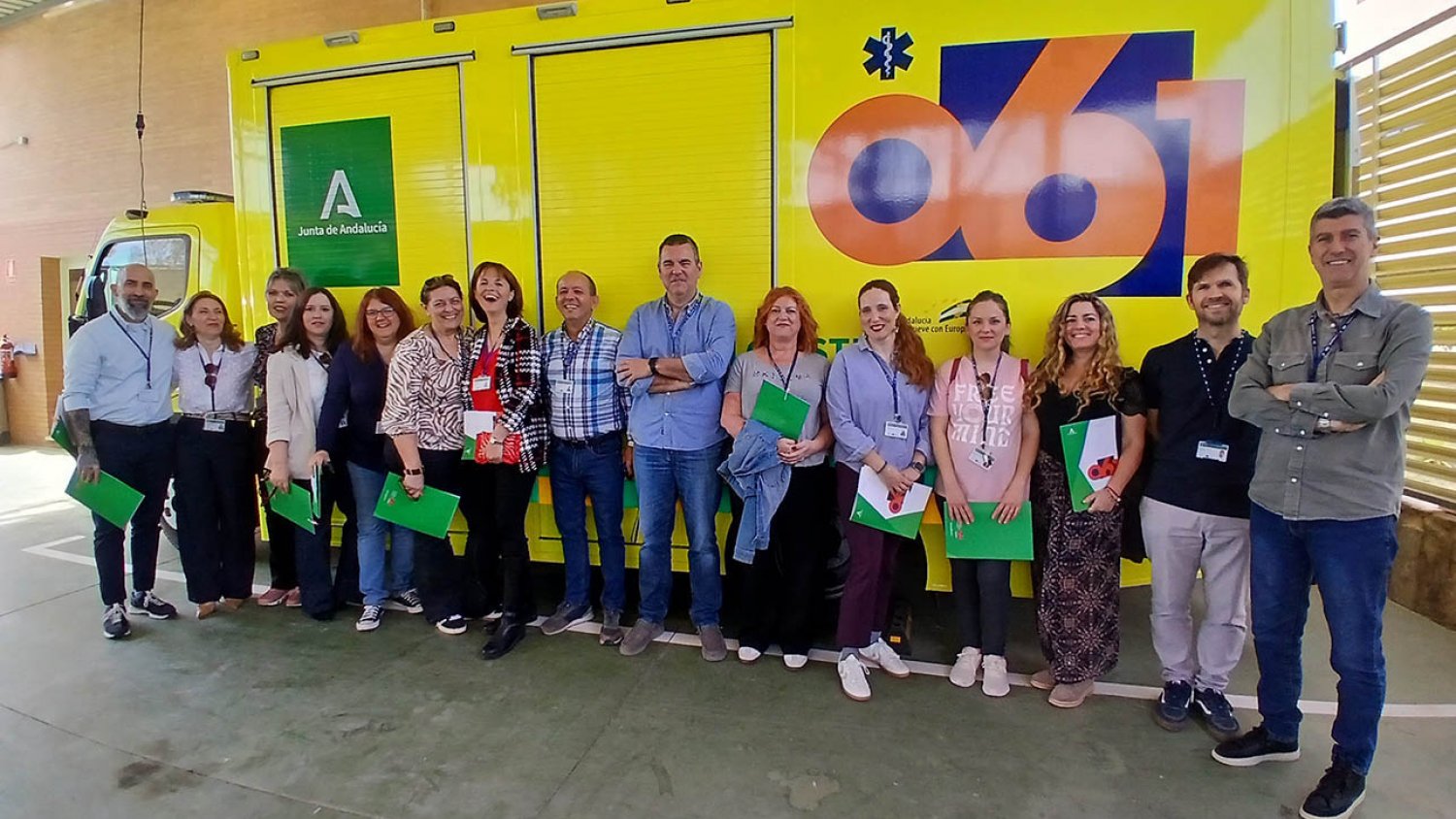 El 061 en Málaga inicia un ciclo de visitas de su personal de gestión a los dispositivos asistenciales