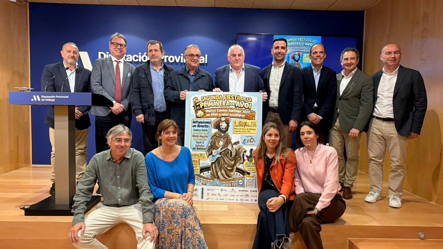 La Diputación impulsa la II Fiesta de la Primavera AVOI, que llevará a niños en tratamiento oncológico al Camino de Santiago