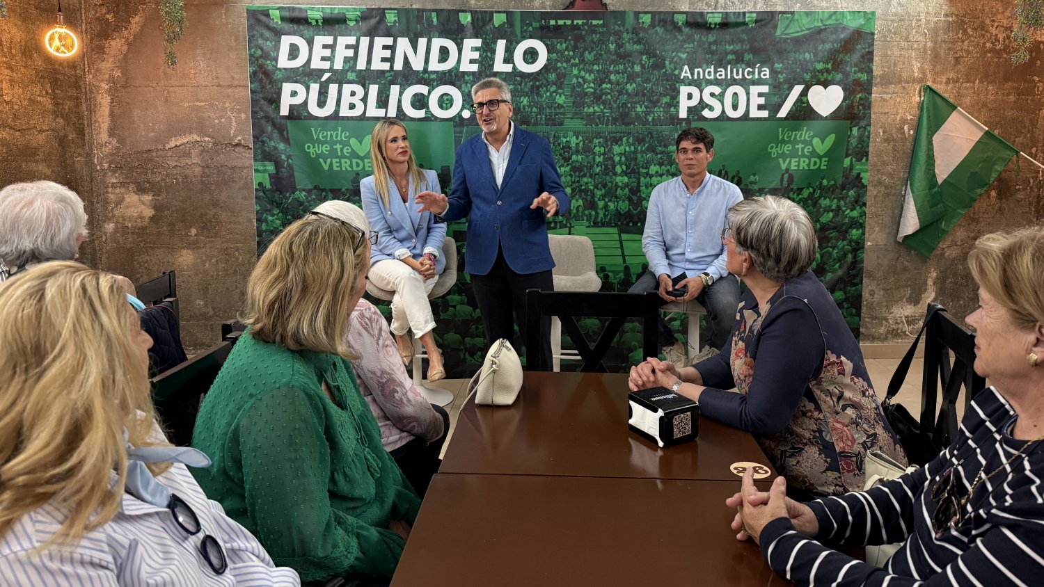 Josele Aguilar se compromete a mejorar la calidad de vida de las personas mayores 