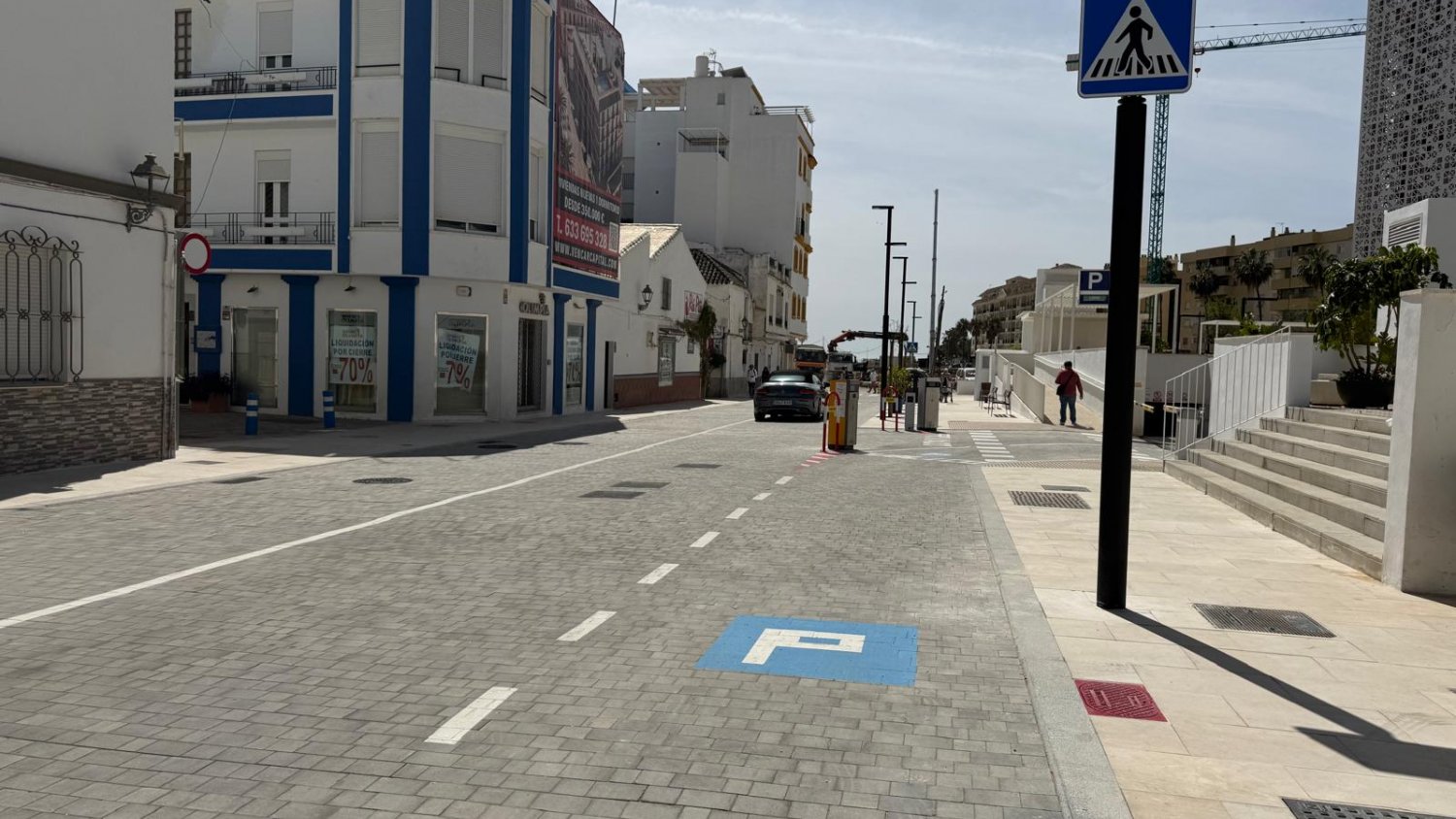 Estepona abre al tráfico el tramo remodelado de la avenida San Lorenzo con doble sentido de circulación