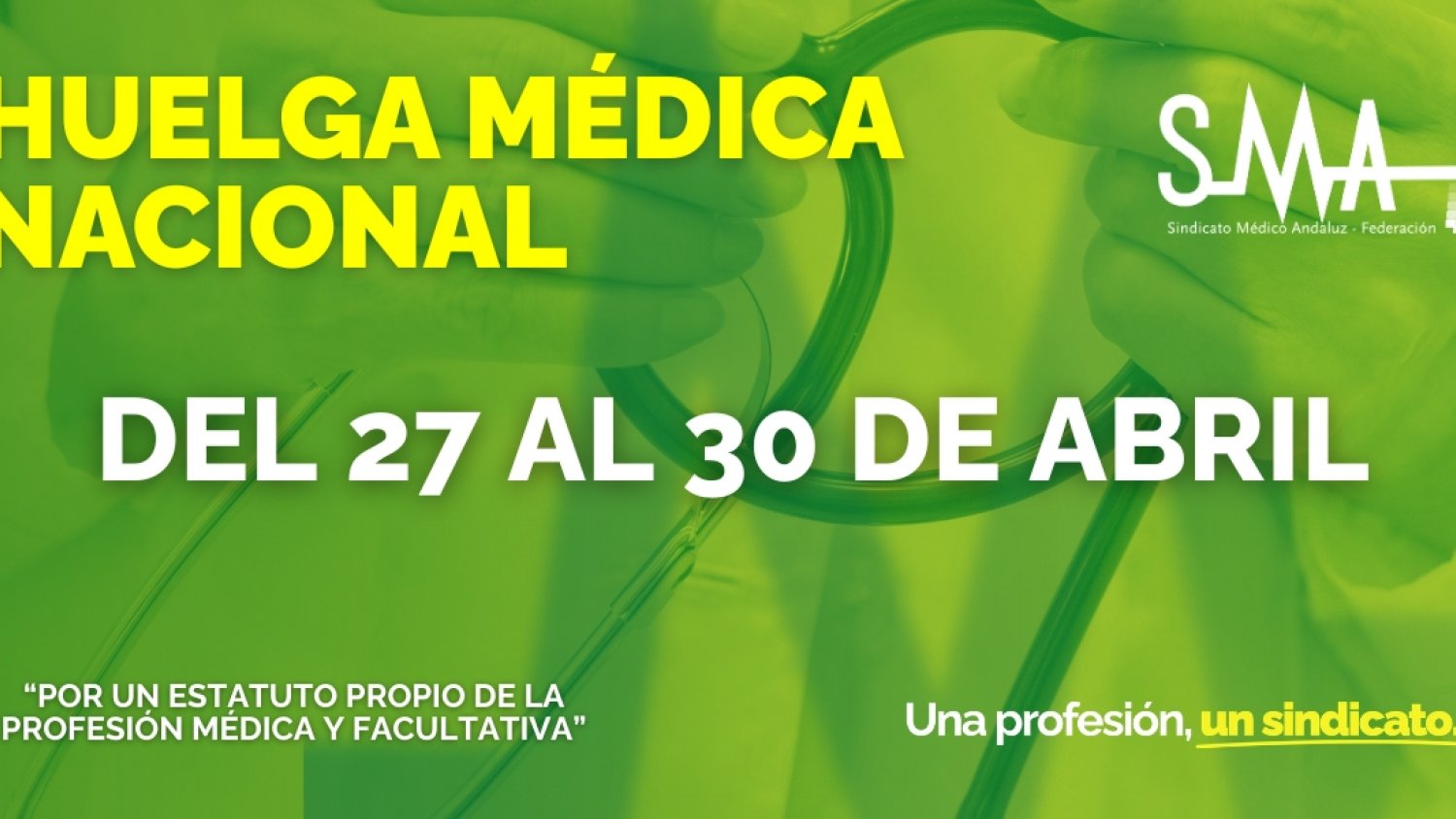 El Sindicato Médico convoca huelga y una gran manifestación en Málaga contra el nuevo Estatuto Marco
