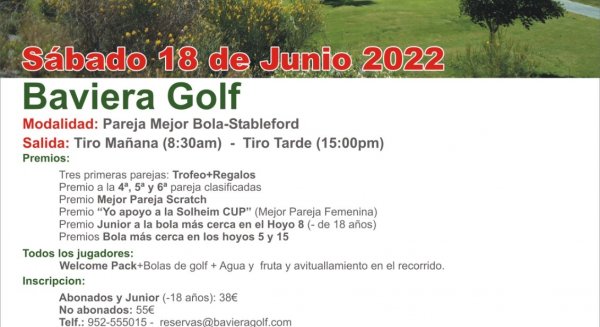 Rincón de la Victoria apoya el II Torneo de Golf Costa del Sol Oriental-Axarquía a beneficio de la AECC