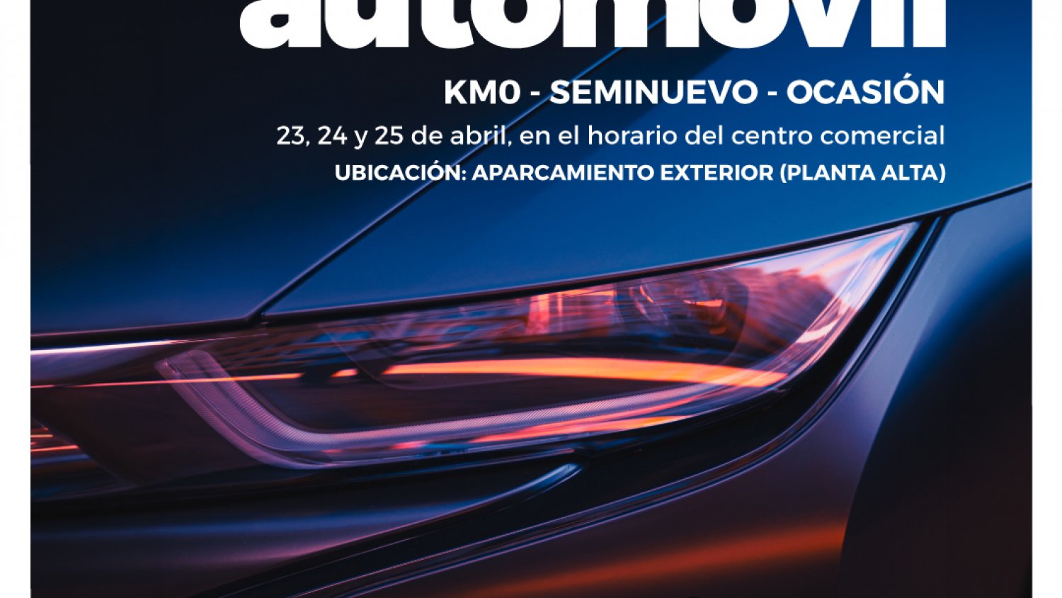 El Centro Comercial La Verónica acoge la III Feria del Automóvil con más de 200 vehículos disponibles