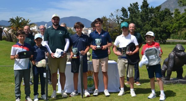 Victoria de los jóvenes jugadores de Guadalhorce Golf en el Campeonato de Andalucía de Pitch&Putt