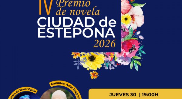 El cantante Javier Ojeda actuará en la entrega del IV Premio de Novela Ciudad de Estepona 