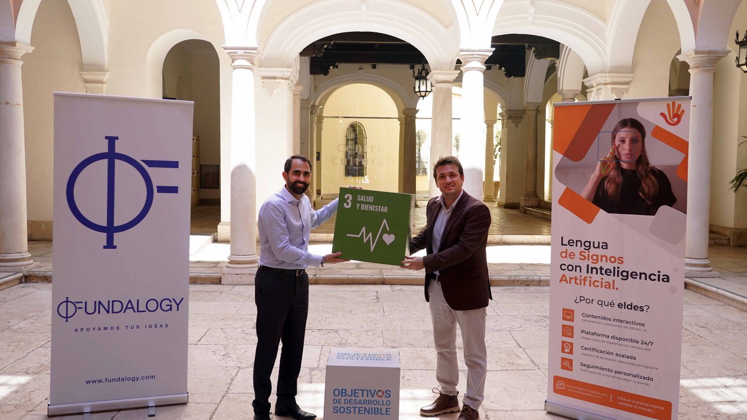 Fundalogy impulsa a la startup Eldes para fomentar el aprendizaje de la lengua de signos mediante IA