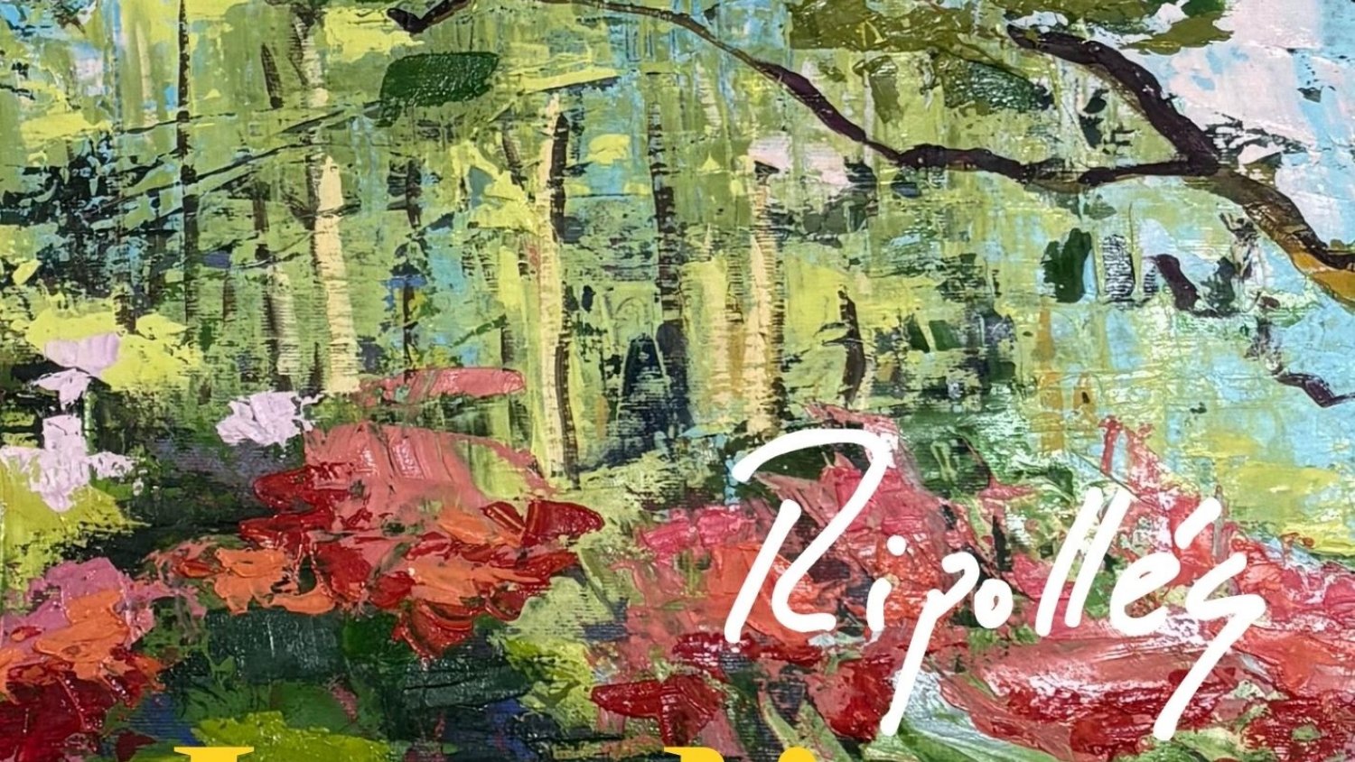 La pintora Paloma Ripollés presenta su serie ‘Jardines’ en la Casa de Las Tejerinas de Estepona