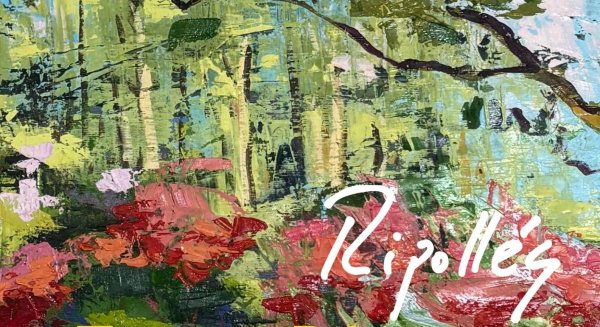 La pintora Paloma Ripollés presenta su serie ‘Jardines’ en la Casa de Las Tejerinas de Estepona