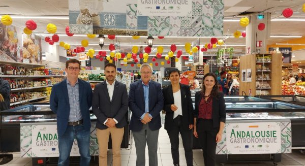 Extenda y Landaluz impulsan el agroalimentario andaluz en Système U, segundo grupo de distribución francés