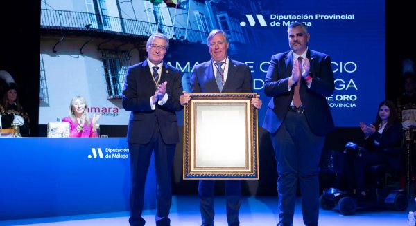 La Cámara de Comercio de Málaga recibe la Medalla de Oro de la Provincia en el año de su 140 aniversario