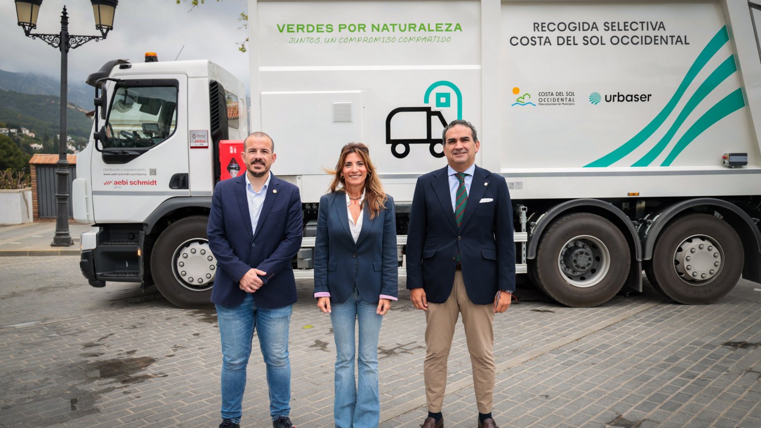 La Mancomunidad de la Costa del Sol incorpora tres camiones híbridos para mejorar la recogida de papel y envases