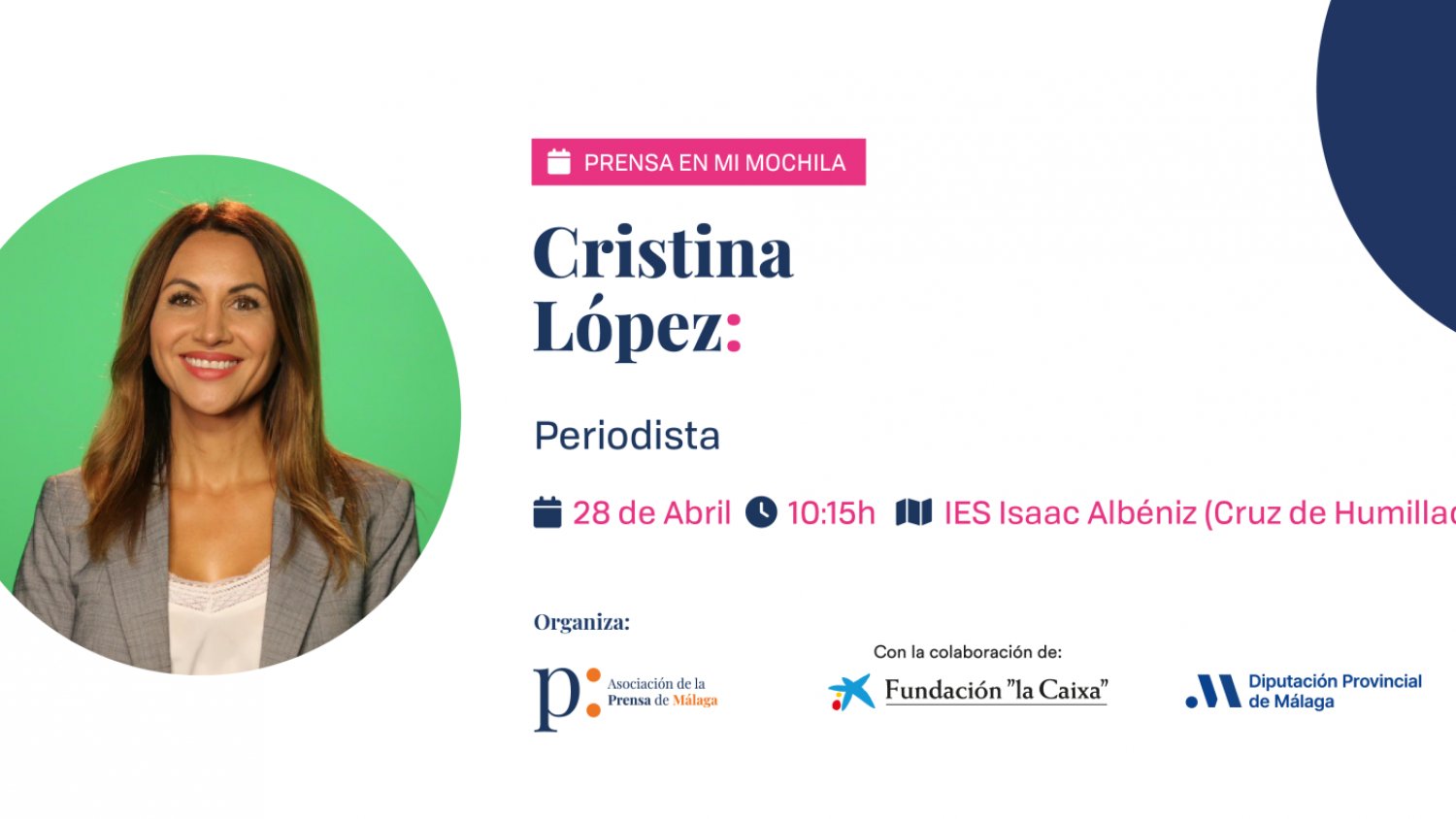 La periodista Cristina López acerca la realidad de la televisión al alumnado del IES Isaac Albéniz