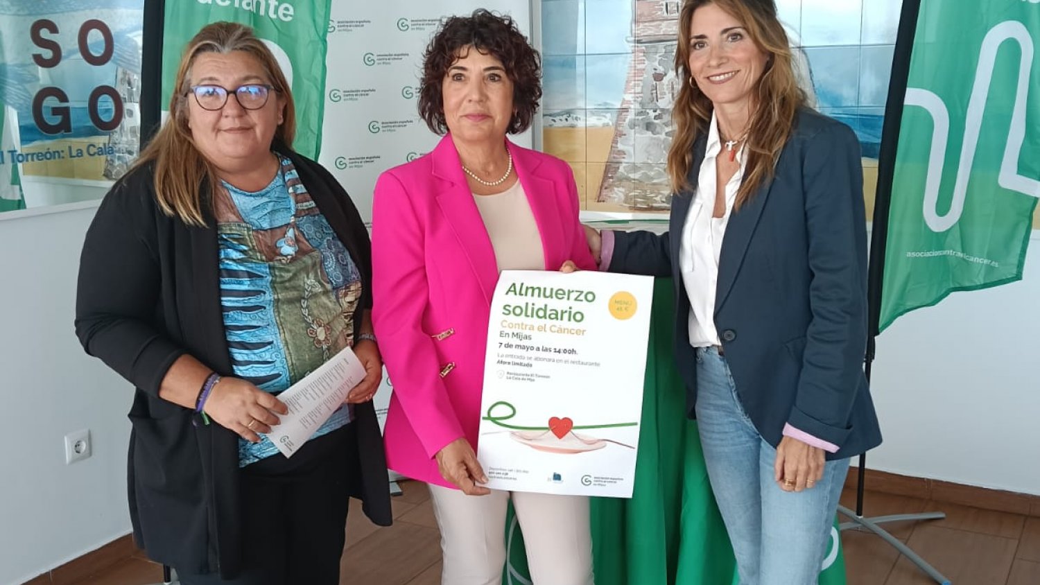 La sede local de la AECC presenta el primer Almuerzo Solidario Contra el Cáncer en La Cala de Mijas