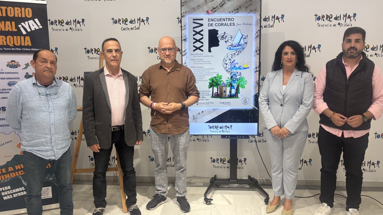 Vélez-Málaga presenta la XXXVI edición del Encuentro de Corales 'José Hidalgo' en Torre del Mar