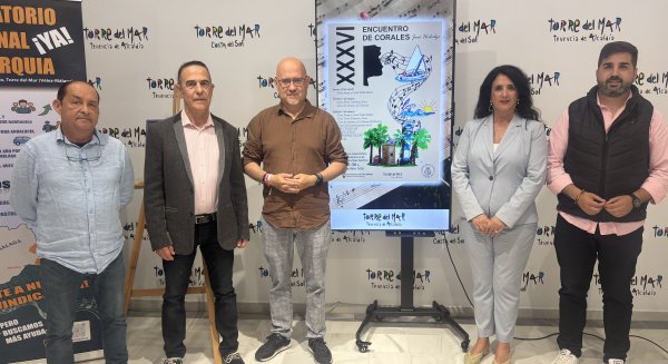 Vélez-Málaga presenta la XXXVI edición del Encuentro de Corales 'José Hidalgo' en Torre del Mar