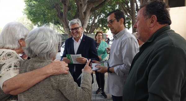 Josele Aguilar se compromete a construir un nuevo centro de salud en Campanillas