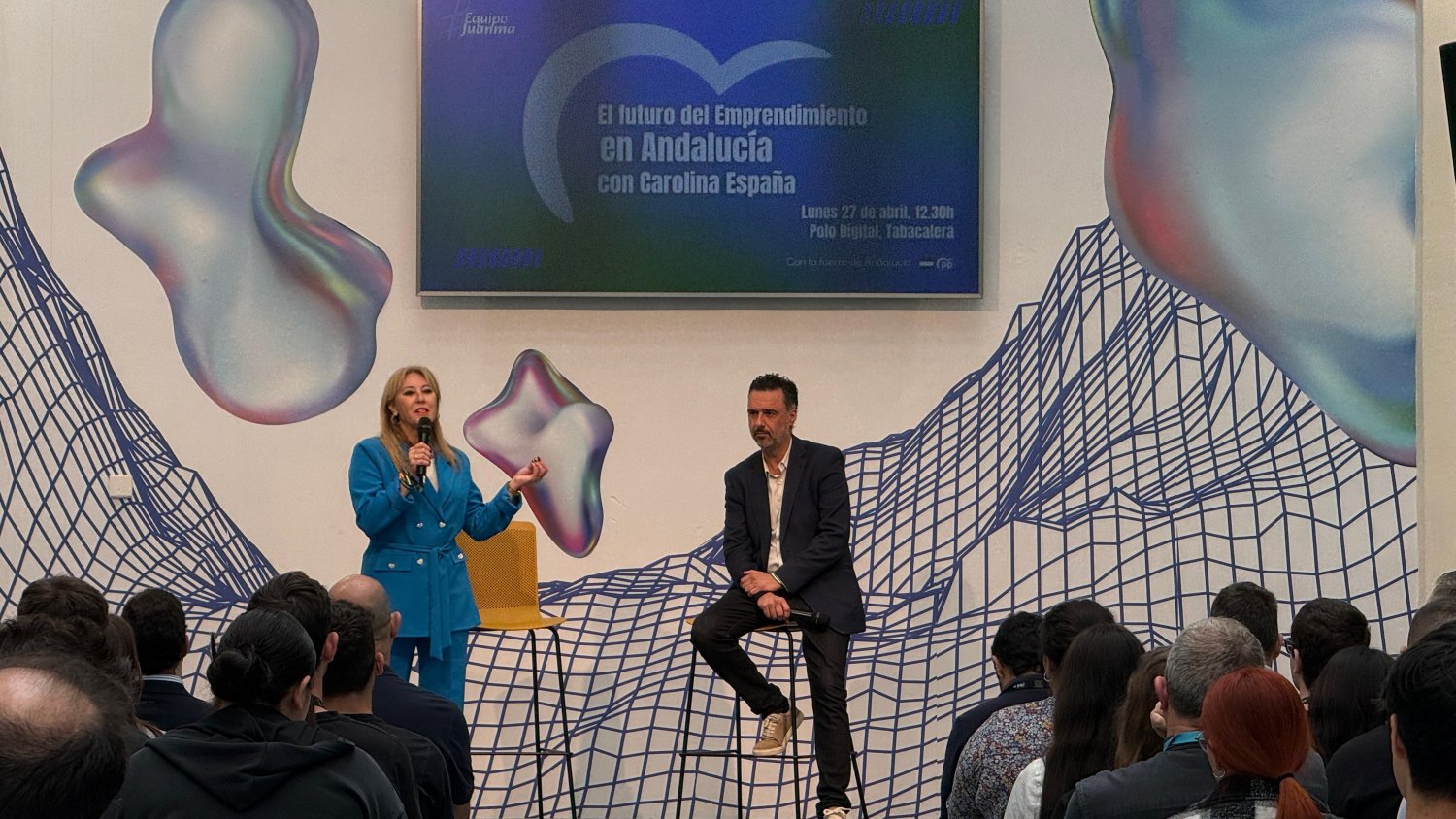 Carolina España denuncia que el déficit de potencia eléctrica frena proyectos empresariales y de vivienda en Málaga