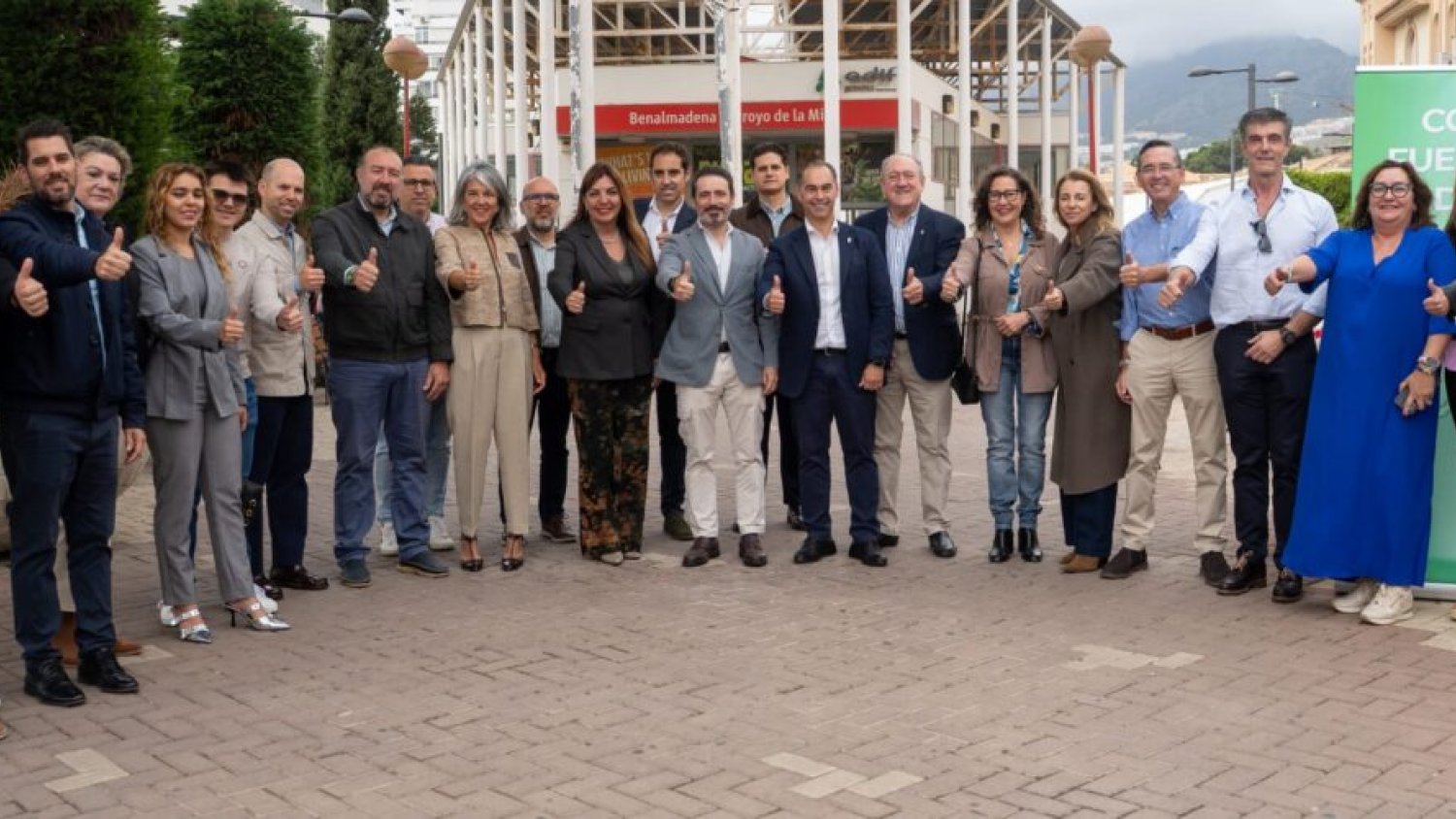 Carmona critica que el Gobierno no plantea una solución definitiva al talud desprendido en Benalmádena