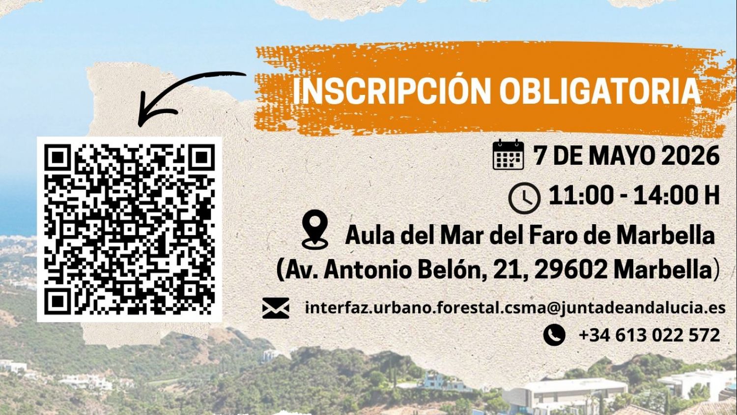 Marbella acogerá el 7 de mayo un foro ciudadano sobre la prevención de incendios forestales