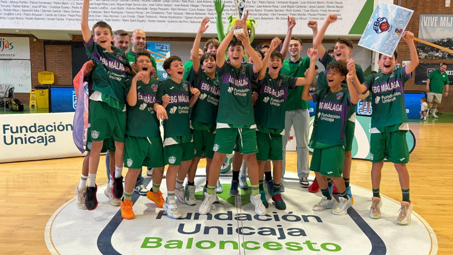 EBG Málaga Fundación Unicaja se proclama campeón de la 19ª edición del All-Star Minibasket Masculino