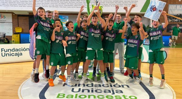 EBG Málaga Fundación Unicaja se proclama campeón de la 19ª edición del All-Star Minibasket Masculino