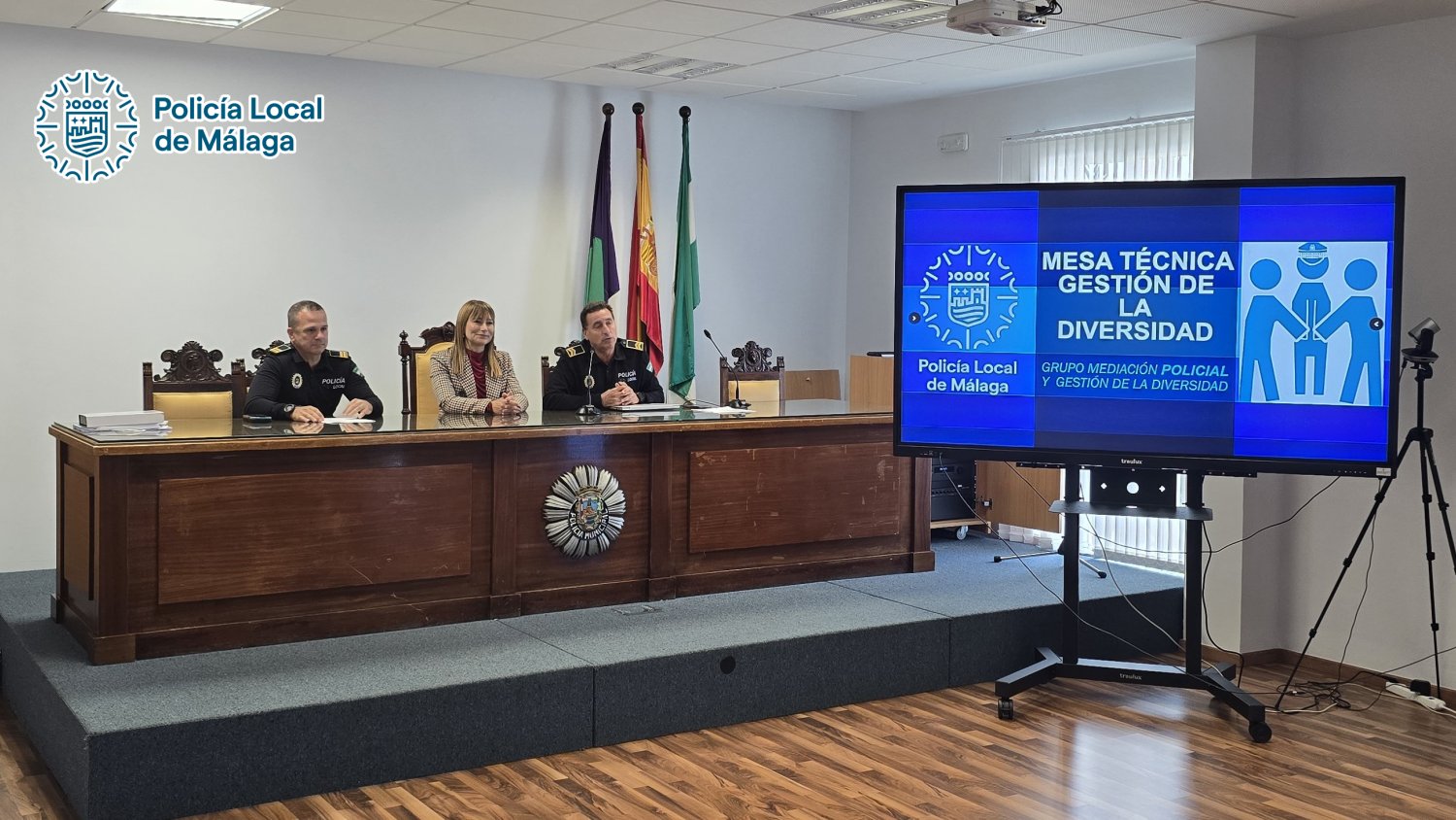 La Policía Local de Málaga celebra la cuarta Mesa Técnica de Gestión de la Diversidad para abordar nuevos retos sociales
