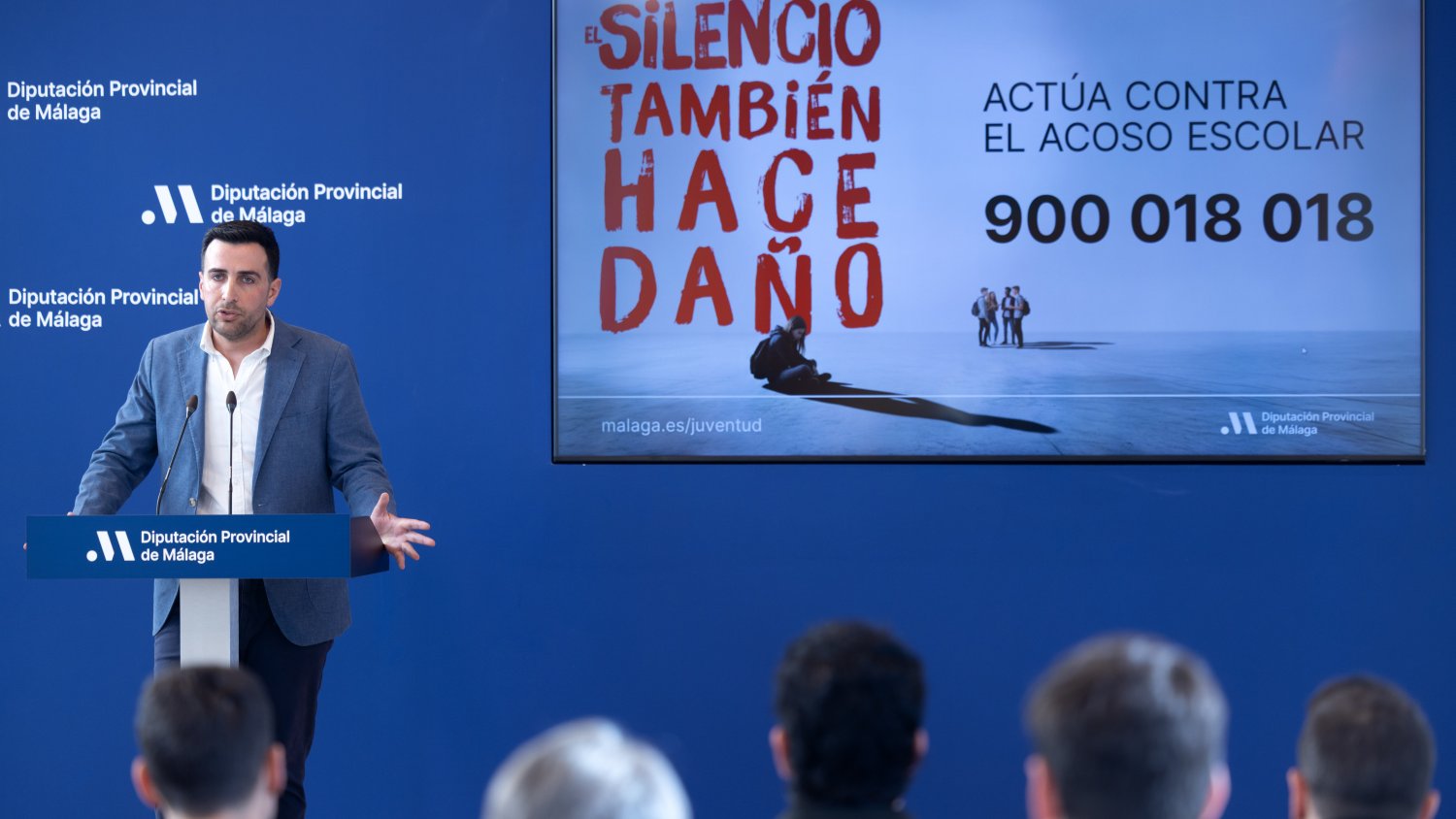 La Diputación de Málaga lanza la campaña 'El silencio también hace daño' para combatir el acoso escolar en la provincia