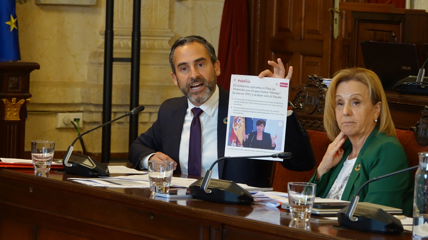 Daniel Pérez señala a De la Torre como responsable de la fuga de malagueños por la crisis de vivienda y la especulación