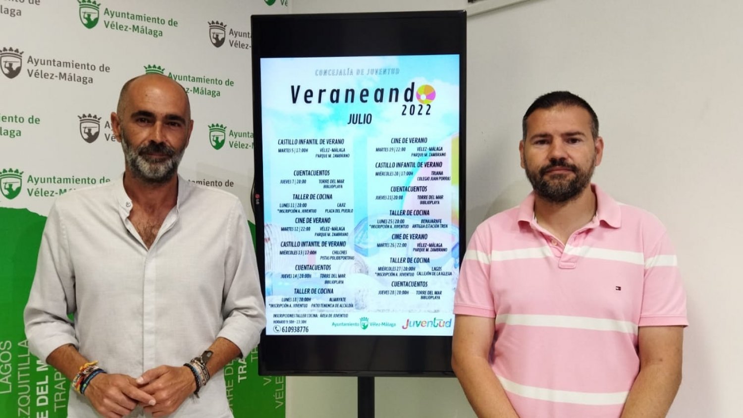 Vélez-Málaga anima a disfrutar de las actividades del programa juvenil 'Veraneando' en las tardes de verano