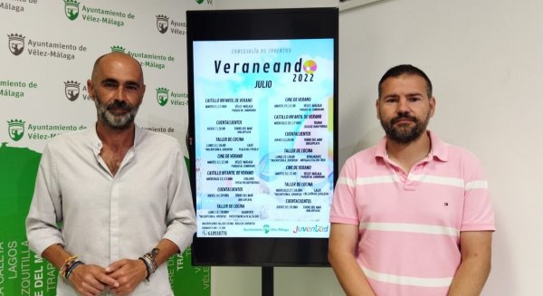 Vélez-Málaga anima a disfrutar de las actividades del programa juvenil 'Veraneando' en las tardes de verano