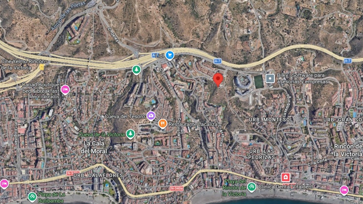 Sale a subasta un derecho urbanístico en Rincón de la Victoria por algo más de 33.000 euros